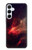 S3897 赤い星雲の宇宙 Red Nebula Space Samsung Galaxy A55 5G バックケース、フリップケース・カバー