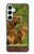 S3917 カピバラの家族 巨大モルモット Capybara Family Giant Guinea Pig Samsung Galaxy A55 5G バックケース、フリップケース・カバー
