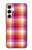 S3941 LGBT レズビアン プライド フラグ チェック柄 LGBT Lesbian Pride Flag Plaid Samsung Galaxy A55 5G バックケース、フリップケース・カバー