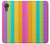 S3678 カラフルなレインボーバーティカル Colorful Rainbow Vertical Samsung Galaxy Xcover7 バックケース、フリップケース・カバー