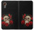 S3753 ダークゴシックゴススカルローズ Dark Gothic Goth Skull Roses Samsung Galaxy Xcover7 バックケース、フリップケース・カバー