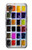 S3956 水彩パレットボックスグラフィック Watercolor Palette Box Graphic Samsung Galaxy Xcover7 バックケース、フリップケース・カバー