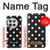 S2299 黒い水玉 Black Polka Dots OnePlus 12 バックケース、フリップケース・カバー