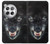 S2823 ブラックウルフ Black Wolf Blue Eyes Face OnePlus 12 バックケース、フリップケース・カバー