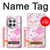 S3036 ピンクフラワーフローラ Pink Sweet Flower Flora OnePlus 12 バックケース、フリップケース・カバー