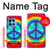 S1870 絞り染め 平和 Tie Dye Peace OnePlus 12R バックケース、フリップケース・カバー