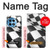 S2408 市松模様のスポーツ レース旗 Checkered Winner Flag OnePlus 12R バックケース、フリップケース・カバー