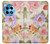 S3035 花 Sweet Flower Painting OnePlus 12R バックケース、フリップケース・カバー