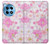 S3036 ピンクフラワーフローラ Pink Sweet Flower Flora OnePlus 12R バックケース、フリップケース・カバー