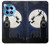 S3249 ピーター・パン Peter Pan Fly Full Moon Night OnePlus 12R バックケース、フリップケース・カバー