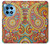 S3402 ペイズリー花柄 Floral Paisley Pattern Seamless OnePlus 12R バックケース、フリップケース・カバー