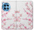 S3707 ピンクの桜の春の花 Pink Cherry Blossom Spring Flower OnePlus 12R バックケース、フリップケース・カバー