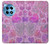 S3710 ピンクのラブハート Pink Love Heart OnePlus 12R バックケース、フリップケース・カバー