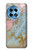 S3717 ローズゴールドブルーパステル大理石グラフィックプリント Rose Gold Blue Pastel Marble Graphic Printed OnePlus 12R バックケース、フリップケース・カバー