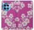 S3924 桜のピンクの背景 Cherry Blossom Pink Background OnePlus 12R バックケース、フリップケース・カバー