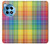 S3942 LGBTQ レインボーチェック柄タータンチェック LGBTQ Rainbow Plaid Tartan OnePlus 12R バックケース、フリップケース・カバー