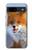 S0417 狐 Fox Google Pixel 8a バックケース、フリップケース・カバー