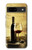 S2042 ブドウのボトルと赤ワインのグラス A Grape Vineyard Grapes Bottle and Glass of Red Wine Google Pixel 8a バックケース、フリップケース・カバー