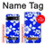 S2244 ハワイのハイビスカス青柄 Hawaiian Hibiscus Blue Pattern Google Pixel 8a バックケース、フリップケース・カバー