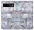 S2316 ダークブルーマーブルグラフィック Dark Blue Marble Texture Graphic Print Google Pixel 8a バックケース、フリップケース・カバー