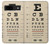 S2502 目の検査図ポスター Eye Exam Chart Decorative Decoupage Poster Google Pixel 8a バックケース、フリップケース・カバー