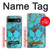 S2685 アクアターコイズ宝石グラフィックプリント Aqua Turquoise Gemstone Graphic Printed Google Pixel 8a バックケース、フリップケース・カバー