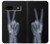 S3101 X線平和サイン手指 X-ray Peace Sign Fingers Google Pixel 8a バックケース、フリップケース・カバー