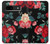 S3112 黒バラ パターン Rose Floral Pattern Black Google Pixel 8a バックケース、フリップケース・カバー