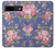 S3265 ヴィンテージ花柄 Vintage Flower Pattern Google Pixel 8a バックケース、フリップケース・カバー
