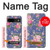 S3265 ヴィンテージ花柄 Vintage Flower Pattern Google Pixel 8a バックケース、フリップケース・カバー