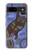 S3387 カモノハシオーストラリアのアボリジニアート Platypus Australian Aboriginal Art Google Pixel 8a バックケース、フリップケース・カバー