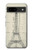S3474 エッフェル建築図面 Eiffel Architectural Drawing Google Pixel 8a バックケース、フリップケース・カバー