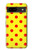 S3526 赤い水玉 Red Spot Polka Dot Google Pixel 8a バックケース、フリップケース・カバー