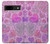 S3710 ピンクのラブハート Pink Love Heart Google Pixel 8a バックケース、フリップケース・カバー