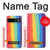 S3799 かわいい縦水彩レインボー Cute Vertical Watercolor Rainbow Google Pixel 8a バックケース、フリップケース・カバー