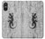 S2446 木材のヤモリ グラフィックプリント Gecko Wood Graphic Printed Sony Xperia 10 VI バックケース、フリップケース・カバー