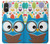 S2521 可愛いオタクフクロウ漫画 Cute Nerd Owl Cartoon Sony Xperia 10 VI バックケース、フリップケース・カバー
