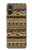 S2860 アステカ ヒッピー柄 Aztec Boho Hippie Pattern Sony Xperia 10 VI バックケース、フリップケース・カバー