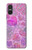 S3710 ピンクのラブハート Pink Love Heart Sony Xperia 10 VI バックケース、フリップケース・カバー