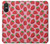 S3719 いちご柄 Strawberry Pattern Sony Xperia 10 VI バックケース、フリップケース・カバー