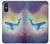 S3802 夢のクジラ パステルファンタジー Dream Whale Pastel Fantasy Sony Xperia 10 VI バックケース、フリップケース・カバー