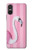 S3805 フラミンゴピンクパステル Flamingo Pink Pastel Sony Xperia 10 VI バックケース、フリップケース・カバー