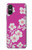 S3924 桜のピンクの背景 Cherry Blossom Pink Background Sony Xperia 10 VI バックケース、フリップケース・カバー