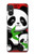 S3929 竹を食べるかわいいパンダ Cute Panda Eating Bamboo Sony Xperia 10 VI バックケース、フリップケース・カバー