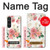 S1859 ローズ柄 Rose Pattern Sony Xperia 1 VI バックケース、フリップケース・カバー