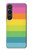 S2363 レインボー柄 Rainbow Pattern Sony Xperia 1 VI バックケース、フリップケース・カバー