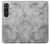 S2845 グレーマーブル Gray Marble Texture Sony Xperia 1 VI バックケース、フリップケース・カバー