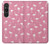 S2858 ピンクフラミンゴ柄 Pink Flamingo Pattern Sony Xperia 1 VI バックケース、フリップケース・カバー