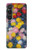 S3342 クロードモネ菊 Claude Monet Chrysanthemums Sony Xperia 1 VI バックケース、フリップケース・カバー
