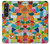 S3391 モザイクアートグラフィック Abstract Art Mosaic Tiles Graphic Sony Xperia 1 VI バックケース、フリップケース・カバー